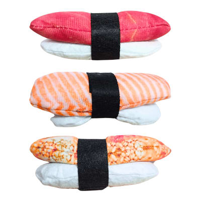 juguete WONDER CAT peluche de sushi con catnip