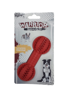 JUGUETE WARRIOR (limpieza dental)MANCUERNA DENTADA 13 CM1