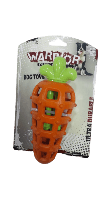 JUGUETE WARRIOR zanahoria caucho para snack