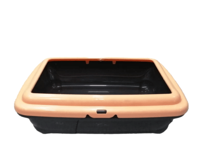 Arenero Gato rectangular con borde 46x36x12 cm