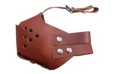 Bozal cuero Pitbull muy grande1