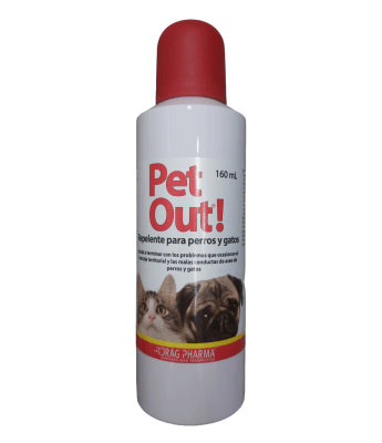 Repelente gatos y perros PET OUT 160 ml