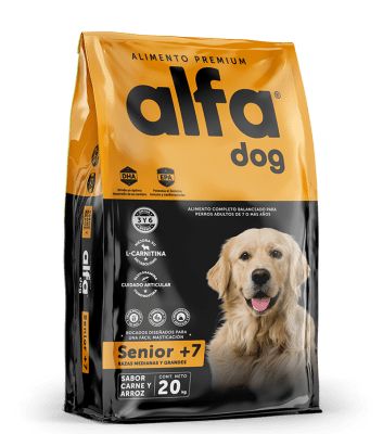 ALFA DOG PREMIUM SENIOR raza mediana a grande