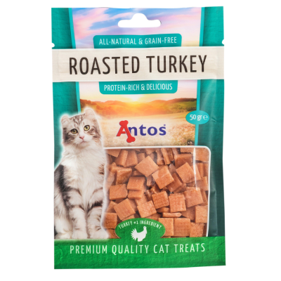 Snack Antos gato roasted turkey 50 gr1