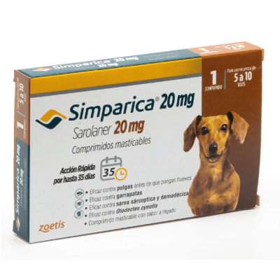 SIMPARICA Antiparasitario oral 5-10 KG1