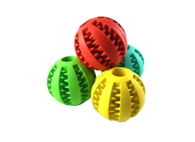 JUGUETE WARRIOR bola con dientes 7 cm