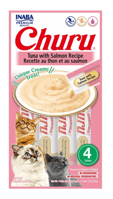 CHURU GATO ATÚN CON SALMÓN (Tuna with salmon) 4 unid.
