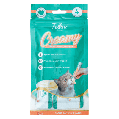 Fellini creamy sabor atún cangrejo (4 unid.)