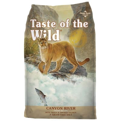 TASTE OF THE WILD GATO canyon river (trucha y salmón ahumado)