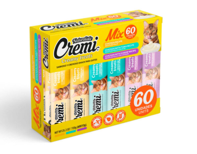 NATURALISTIC CREMI GATO mix recetas de pollo 60 unid. 720 gr