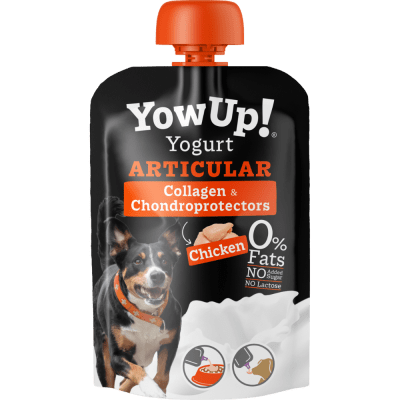 yogurt YOW UP! perro articular sabor pollo 115 gr