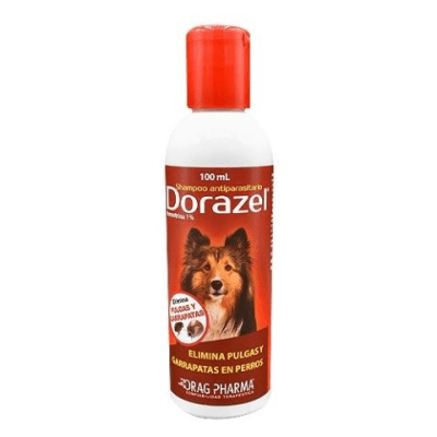 DORAZEL Shampoo Antigarrapatas y Pulgas Perro