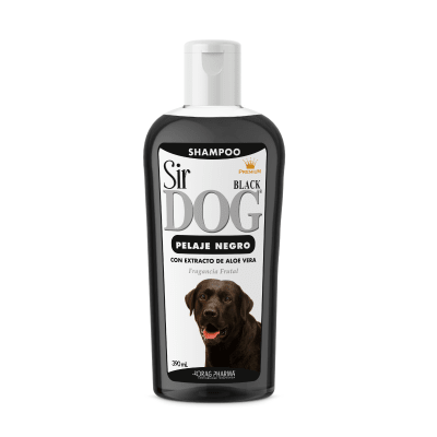 SIR DOG Shampoo Perro Pelaje Negro 390 ml