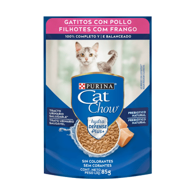 POUCH gato Cat Chow Kitten pollo 85 gr