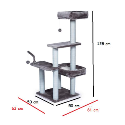 RASCADOR TORRE RITZ 128cm alto x 63cm x 81cm