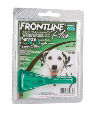 FRONTLINE PLUS PERRO 20-40 KG1