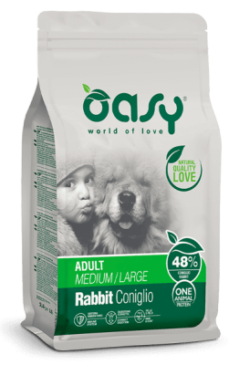OASY PERRO ADULTO RAZA MEDIANA Y GRANDE conejo (rabbit) 12 kg1