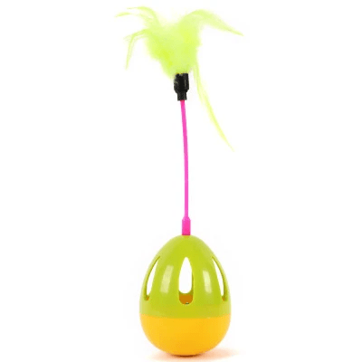 JUGUETE WONDER CAT porfiado con plumas