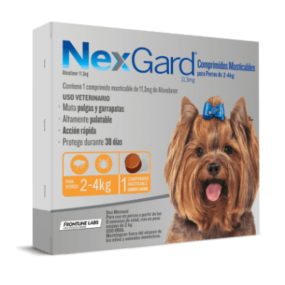 NEXGARD Antiparasitario externo 2-4 kg