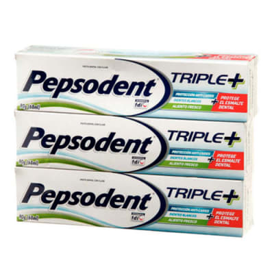 PASTA DE DIENTES PEPSODENT X3