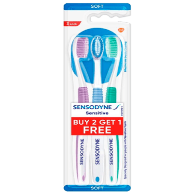CEPILLO SENSODYNE PACK X3 SENSIBLE