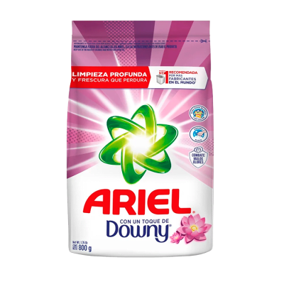 DETERGENTE ARIEL POLVO 800 GR DOWNY