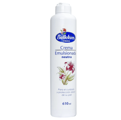 CREMA EMULSIONADA NEUTRA BELLEKISS 610 ML