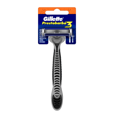 MÁQUINA DE AFEITAR GILLETTE PRESTO 3  X UNIDAD