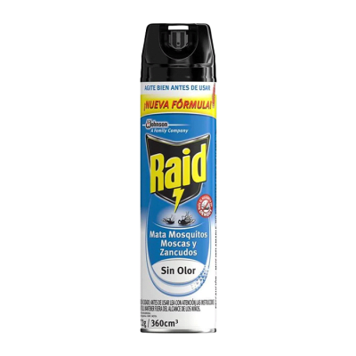 INSECTICIDA RAID SIN OLOR 380 ML