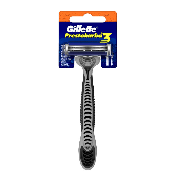 MÁQUINA DE AFEITAR GILLETTE PRESTO 3  X UNIDAD1