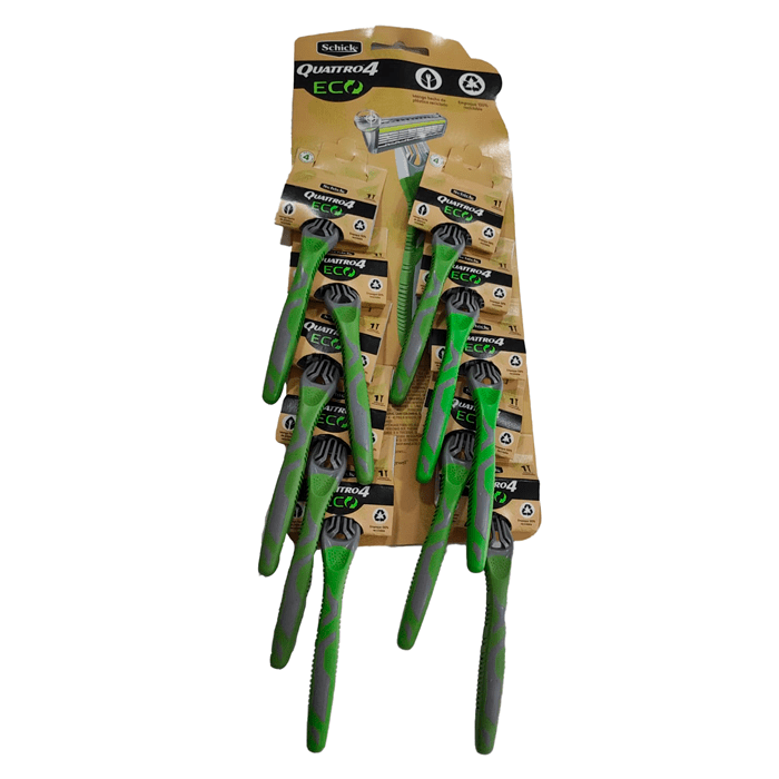 MÁQUINA DE AFEITAR SCHICK 4 HOJAS - CARTÓN 10 UNIDADES3