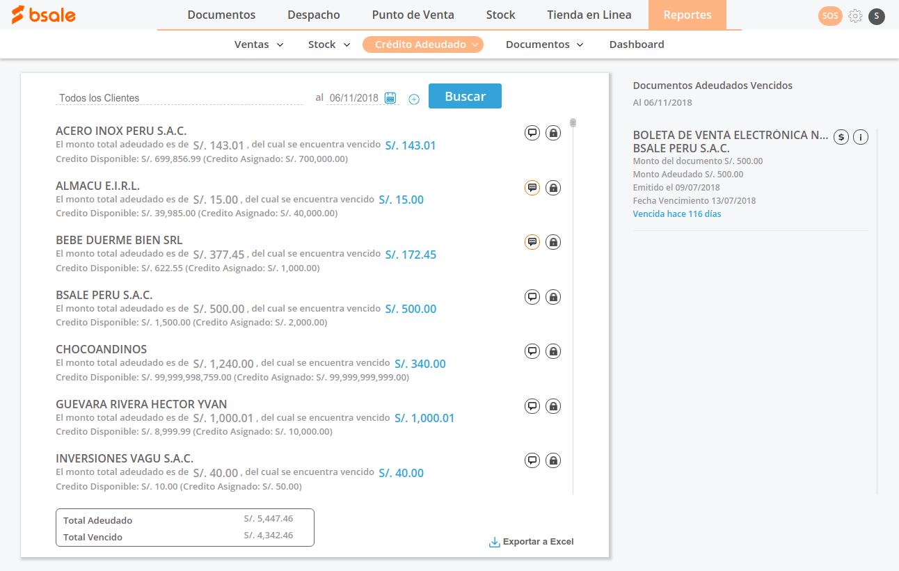 cobranza Bsale