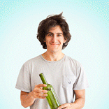 Green glass