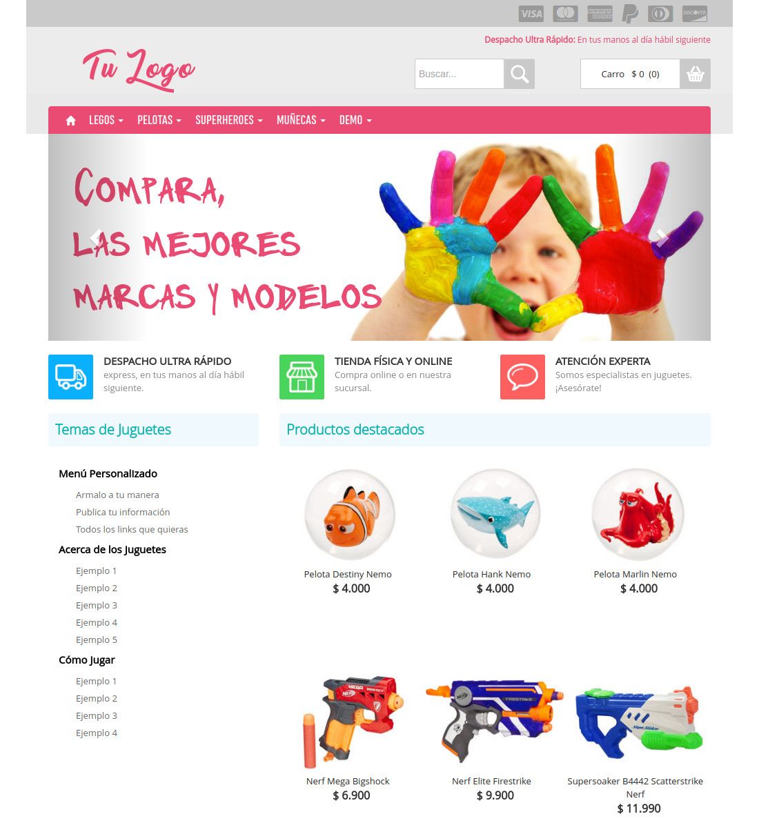 Plantilla Juguetes