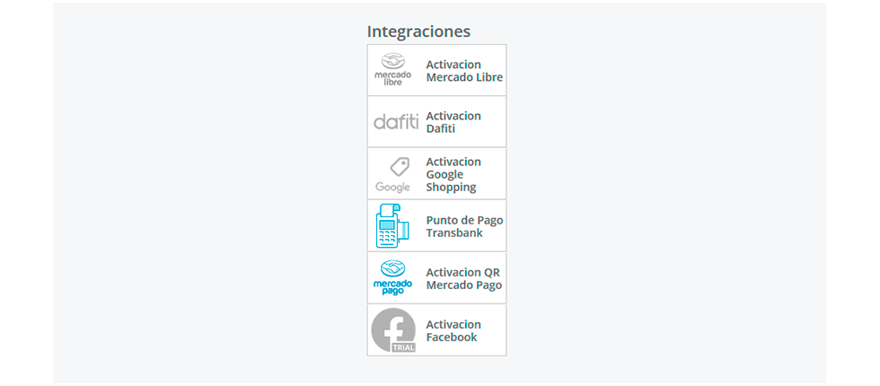Integración con Mercado Pago como canal de venta adicional