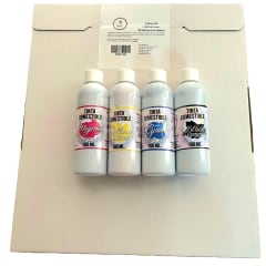 Pack 25 Láminas Azúcar + 400ml Tintas EPSON