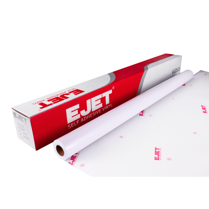 Vinilo adhesivo 140g Glossy 100 micras2