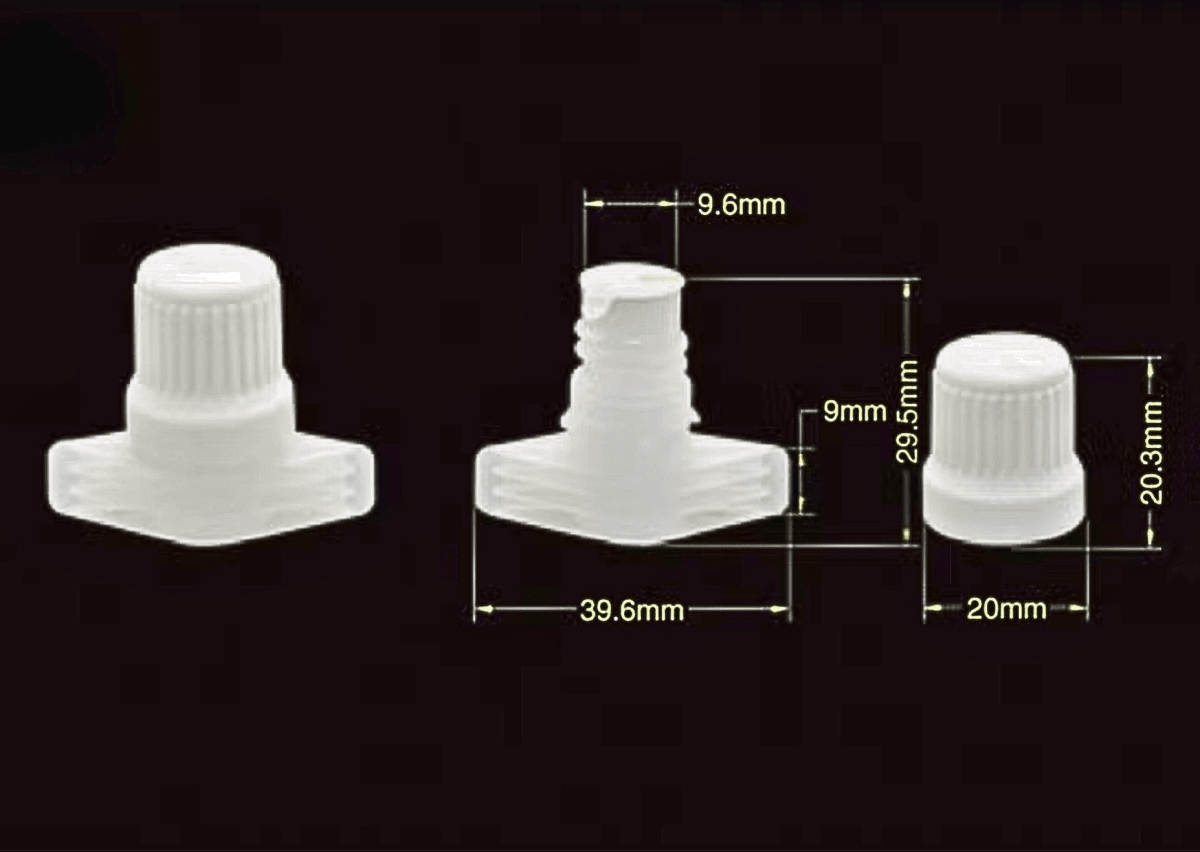 Tapa y boquilla de plástico a prueba de fugas para pouch flexible Doypack (2000u)5