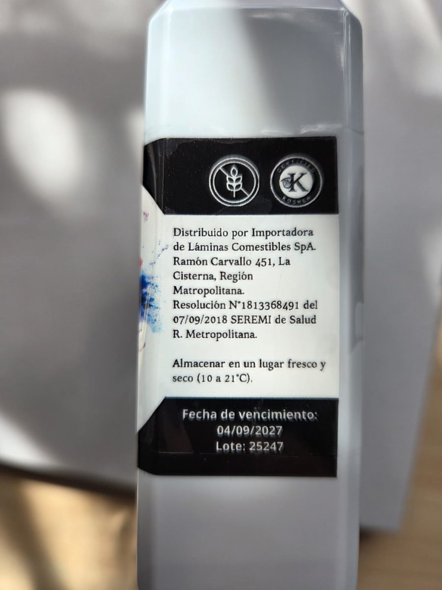 Pack 25 láminas azúcar + 400ml tinta Comestible3