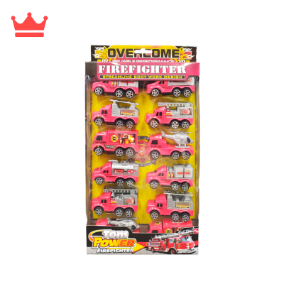 SET DE VEHÍCULOS DE BOMBEROS 12 PCS 0028-A1211