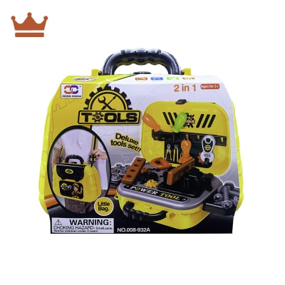 JUGUETE MALETIN/LONCHERA SET DE HERRAMIENTAS 2 EN 1 008-932A1