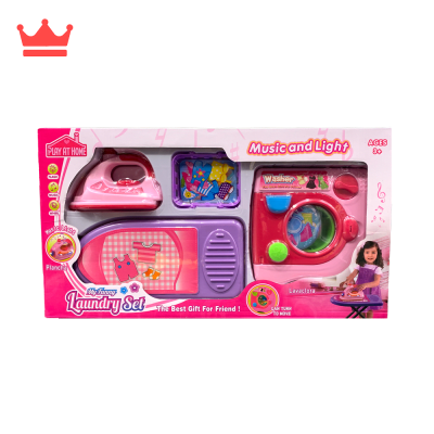 SET PLANCHA Y LAVADORA MUSICAL 018-211