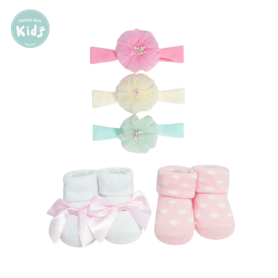 SET DE MEDIAS + VINCHAS 5 PZS M12611