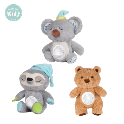 PROYECTOR ANIMALITOS PELUCHE MUSICAL FM666-75/76