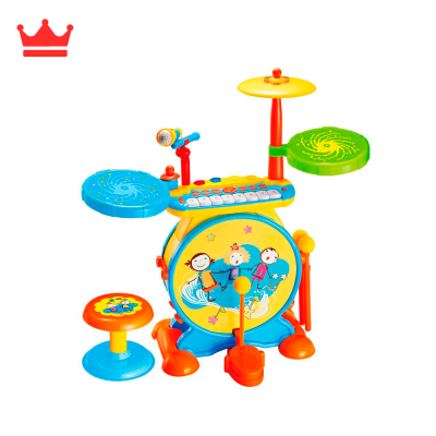 SET BATERIA MUSICAL C/PIANO Y MELODIAS 1402