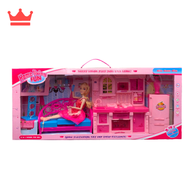 MUÑECA Y SET DE COCINA CON ACCESORIOS 2073-1 1