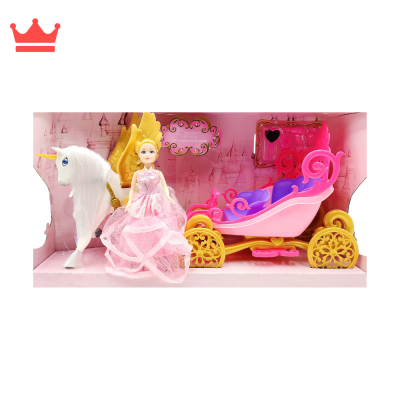 JUGUETE MUÑECA PRINCESA CON CARRUAJE Y ACC 2201D1