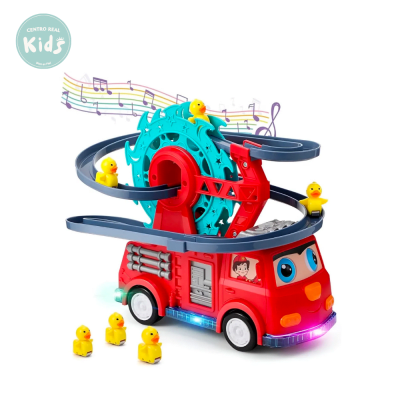 CARRITO BOMBERO PATITOS MUSICAL YJ388-64