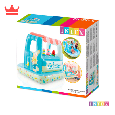 PISCINA INFLABLE HELADERIA INTEX 48672NP