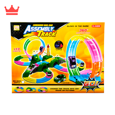 SET PISTA PARA AUTO CON LUZ Y ACCESORIOS 50271